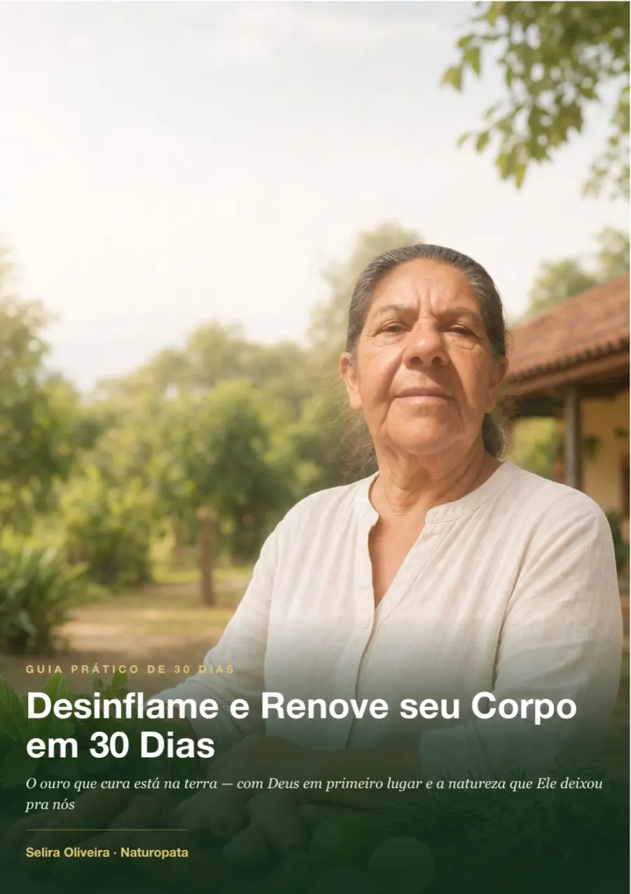 Capa do guia Desinflame e Renove seu Corpo em 30 Dias